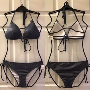 2-PC Set 💖Victoria’s Secret PINK Bikini Metallic